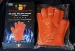 Kitchen Perfection Orange Silicone Smoker Oven Gloves For Extreme Heat Resistant. Fixed Price $19.79.