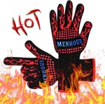 Menhoud Silicone Bbq Cooking Glove, Size. Fixed Price $13.95.