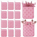 12 Pcs Pink Bows Pot Holders With Pocket Coquette Kitchen For Hot And Oven Heat. Fixed Price $33.35.