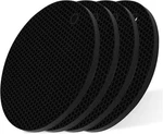 Silicone Trivet Mats 8PCS Hot Pads Pot Holder For Countertop Black. Fixed Price $11.99.