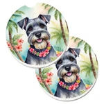 Carolines Treasures DAC6514CARC 2.5 X In. Schnauzer Luau Cup Holder C.... Fixed Price $23.36.