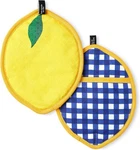 Kate Spade New York Lemon Party And Spring Gingham Pot Holder 2-PACK Set, Heat. Fixed Price $82.28.
