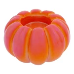Boston International - Lustrous Pumpkin Tealight Holder Orange. Fixed Price $13.00.