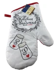 New Home Collection Oven Mitt "this Kitchen Seasoned With Love". Fixed Price $10.99.