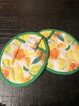 Fiesta Tableware Company Pot Holders. Fixed Price $12.00.