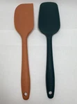 Cuisinart Silicone Spatula Set Rose And Green Solid Kitchen Utensil 2-PIECE. Fixed Price $9.99.