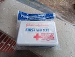 Vintage 1986 Johnson & First Aid Kit Hershey's Chocolate Pa. Fixed Price $24.99.