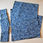 Target Home Blue Floral Reversible Striped Placemats & Napkins Set Of 4 New. Fixed Price $24.99.