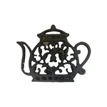 Cast Iron Trivet Antique Tea Pot Style Plaque Hot Plate Home Kitchen Decor. Fixed Price $12.00.