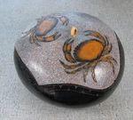 Vintage Stone Heat Studio Native American Pacific Nw Crab Design Gourd Oven 1993. Fixed Price $29.99.