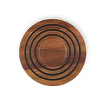 Le Creuset Magnetic Wooden Trivet Acacia With Black Silicone Rings New. Fixed Price $78.06.