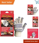 Heat Resistant Oven Mitt Silicone Fireproof Glove Bbq Cooking Kitchen Safety. Fixed Price $23.98.