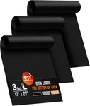 3 Pack Liners For Bottom Of Oven, 17X25" Large Heavy Duty Non-stick Reusabl. Fixed Price $14.35.
