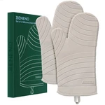Beneno Bpa-free Silicone Oven Mitt 2-PACK Set, Heat Resistant 500. Fixed Price $16.85.