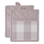 Dii Buffalo Check Kitchen Collection Potholder Set Dusty Lilac 2-PIECE. Fixed Price $15.75.