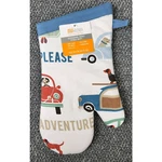 Mu Kitchen Oven Mitt Glove Beach Bums Adventure Cotton Thick Terry Lined 13IN. Fixed Price $10.97.