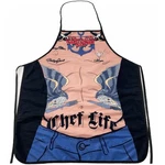 Chef Life Funny Tattoo Body Graphic Novelty Kitchen Smock. Fixed Price $11.30.