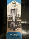 Flawless Casa 6 Peice Kitchen Utensil Set With Stainless Holder New.. Fixed Price $20.00.
