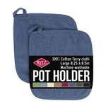 Premium Terry Pot Holders & Hot Pads Without Pocket (2-PACK) 8.5"X8.25" High. Fixed Price $17.47.