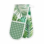 Michel Design Works Cotton Kitchen Double Oven Glove Palm Breeze - New. Fixed Price $22.50.