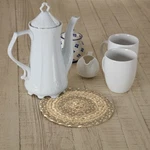 Trivet Cobblestone Jute Farmhouse 8IN Braided Striped Table Decor Vhc Brands. Fixed Price $12.95.