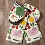 Kate Spade New York Garden 2PC Kitchen Towel & Mini Oven Mitt Set. Fixed Price $46.75.