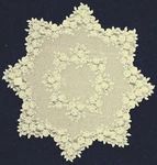 Tea Rose Topper 42 Inch Round Ecru Tablecloth Heritage Lace Nwt. Fixed Price $42.00.
