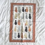 Cats Waiting Irish Linen Tea Towel Ulster Weavers Ireland New. Fixed Price $28.00.