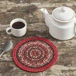 Forrester Jute Trivet 8 Inch Diameter Set Of 3 Vhc Brands. Fixed Price $14.95.