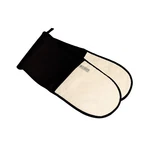 Creuset 100% Cotton Double Oven Glove Black New. Fixed Price $49.99.