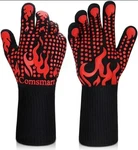 Comsmart Bbq Gloves Heat Resistant Silicone Grilling Mitts High Temp Non Slip. Fixed Price $8.99.