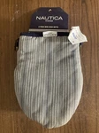Nautica Silicon Classic 2-PIECE Oven Mitt Set, Mini Pair, Navy Multi Stripe. Fixed Price $14.99.