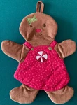 Vintage Original Gingerbread Girl Oven Mitt St. Nicholas Square Pot Holder. Fixed Price $9.00.