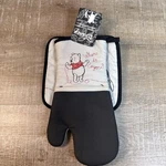 New Disney Winnie The Pooh Where Eeyore Oversized Oven Mitt Pot Holder Set. Fixed Price $9.96.