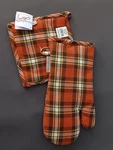 Primitives By Kathy Design 100% Cotton Oven Mitt Pot Holder Lumberjack Plaid. Fixed Price $14.99.