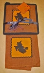 Halloween Witch Gourmet Dish Towel & Pot Holder Set New With Tags. Fixed Price $8.99.