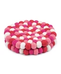 Thirstystone Valentines Pom Trivets Set Of 2 Red Pink White. Fixed Price $34.99.