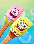 New 4 Pc Spongebob & Patrick Silicone Kitchen Baking Spatula Oven Mit Pot Holder. Fixed Price $23.99.