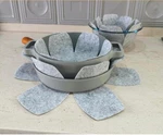 Savuk Pot And Pan Protectors Set Of 12. Fixed Price $9.43.