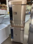 Double Stack Gas Steamer Ovens Stellar Sirius 6 Tray Pan Boiler-less Nsf. Fixed Price $3300.00.