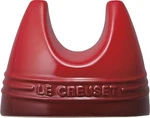 Creuset Lid Stand Cherry Red Cerise Pot Holder Rack Tablet Recipe Stoneware. Fixed Price $81.01.