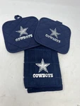 Nfl Dallas Cowboys 2X Oven Mitt & 1X Kitchen Towel Set Brand New. Fixed Price $27.59.