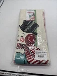 Moda Home Linens Vintage Sweet Christmas Kitchen Tea Towels Set Of 4 New 16X26. Fixed Price $22.50.