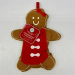 Martha Stewart Collection 2010 Gingerbread Cookie 100% Cotton Oven Mitt Nwt. Fixed Price $27.00.