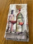 Nwt Kitchen Towel By Kay Dee Designs Wine Bottles 16X26 100% Cotton. Fixed Price $10.00.