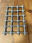Vintage Fb Rogers Hot Plate Pot Rest Trivet Bamboo Design Expands Zinc Italy. Fixed Price $24.99.