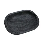 Bloomingville Hand-carved Paulownia Wood Decorative Bowl, Black. Fixed Price $46.54.