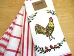 Kaf Home Pantry Rooster Kitchen Dish Towel Set Of 4, 100-PERCENT Cotton New. Fixed Price $18.71.