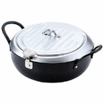 Wahei Fraise TM-9090 Tempura Pot Tsubame Sanjo 24CM With Lid ,thermometer. Fixed Price $94.22.