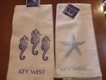 Kay Dee Designs Key West Starfish + Seahorse Kitchen Towel Set New. Fixed Price $10.46.